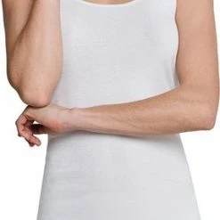 Schiesser Luxury Dames Top - Wit - Maat 42 -Badmode Winkel 287x840