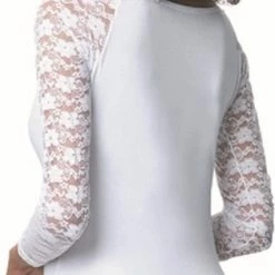 Merkloos DONEX-Onderhemd Kanten Body Met Lange Mouwen-1 Stuk-Ondergoed Voor Dames-wit-maat:M -Badmode Winkel 315x840