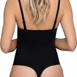 Bye Bra Corrigerende String Bodysuit, Zonder Beugel, Stevige Correctie, Shapewear String Body, Zwart, XL -Badmode Winkel 338x840 2