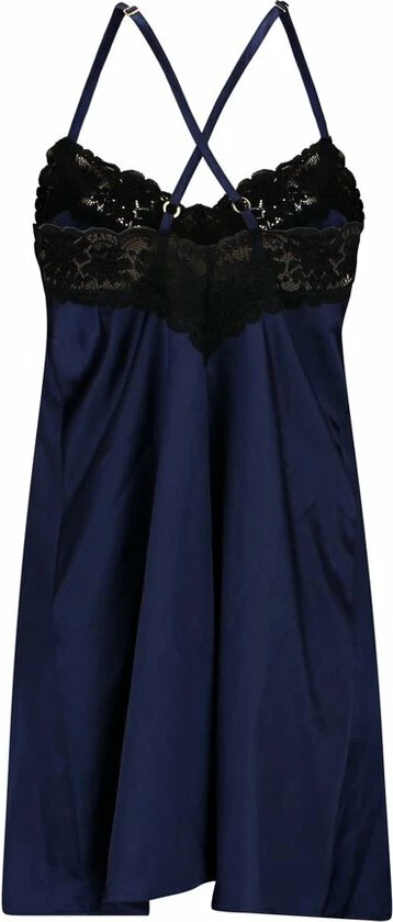 SAPPH - Solaine Satin Slipdress Blauw - Maat L - Blauw - Dames 4 SAPPH - Solaine Satin Slipdress Blauw - Maat L - Blauw - Dames - Afbeelding 2