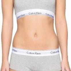 Calvin Klein Onderbroek - Maat XS - Vrouwen - Grijs/wit -Badmode Winkel 382x840 2