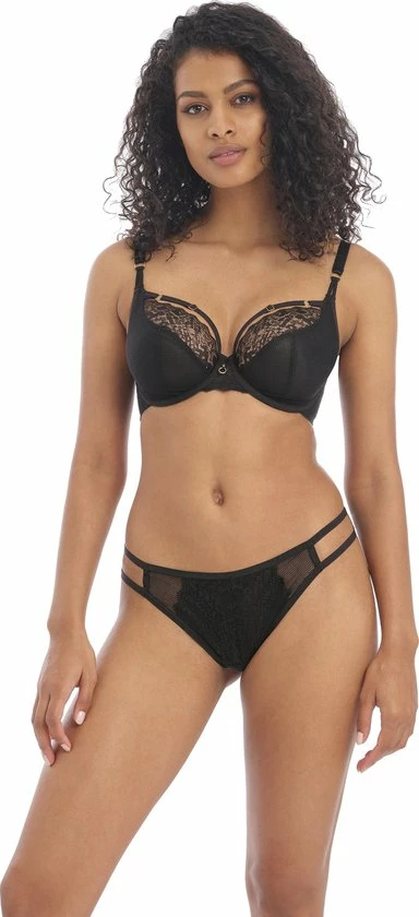 Freya TEMPTRESS UW Plunge Bra Vrouwen Beha - BLACK - Maat 75F 4 Freya TEMPTRESS UW Plunge Bra Vrouwen Beha - BLACK - Maat 75F - Afbeelding 2