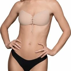 Bye Bra Lace-It Bh, Zelfklevende Bh, Push-Up Bh, Plak BH Vetersluiting, Strapless En Backless Bh, Cup A-E, Beige, C -Badmode Winkel 409x840 1
