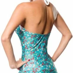 Belsira Badpak -3XL- Vintage Groen/Wit -Badmode Winkel 418x840 1