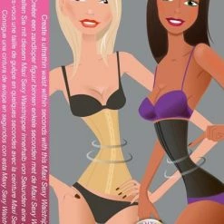 MAGIC Bodyfashion Maxi Sexy Waistnipper - Zwart - Maat 4XL -Badmode Winkel 423x840