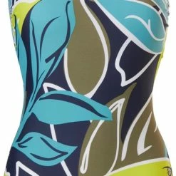 Pastunette Beach - Floral Leaves - Badpak - Blauw/Groen - Maat 46