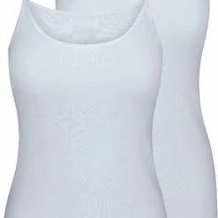 Koelmax Dames Hemd - Spaghetti Band - Wit - 2 Pack - Maat 40/42