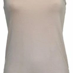 Boru Bamboo Beige Hemd Met Spaghettibandjes - Boru Bamboe - Maat S