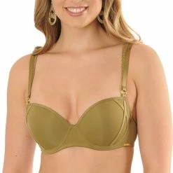 SAPPH - Mistress Padded BH Groen - Maat 75D - Groen - Met Beugel - Dames -Badmode Winkel 462x840 1