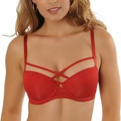 SAPPH - Rosie Voorgevormde BH Rood - Maat 80C - Rood - Met Beugel - Dames -Badmode Winkel 481x840 2
