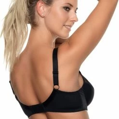 Elbrina EMBROIDERY Vrouwen Beha - Zwart - Maat 95E -Badmode Winkel 522x840