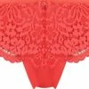 Hunkemöller Dames Lingerie Brazilian Rose - Rood - Maat S