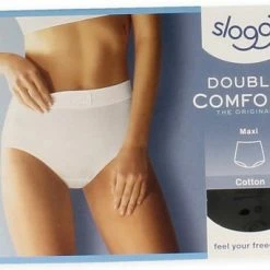 Sloggi Double Comfort Dames Maxi Comfort Slip - Zwart - Maat 38 -Badmode Winkel 550x342 1