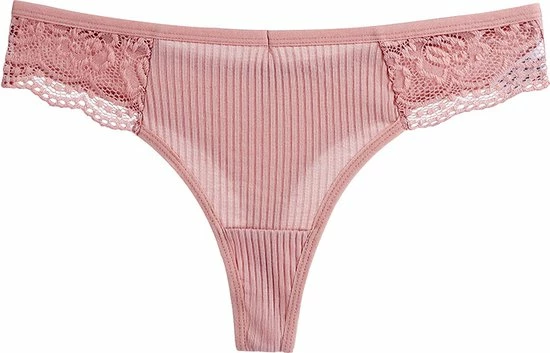 Merkloos Katoenen Dames String Met Sexy En Delicate Kant Op De Taille - Roze & Lichtgroen - Sexy Lingerie - Hoge Kwaliteit Katoenen Slip - Dames Ondergoed - Maat M 14 Merkloos Katoenen Dames String Met Sexy En Delicate Kant Op De Taille - Roze & Lichtgroen - Sexy Lingerie - Hoge Kwaliteit Katoenen Slip - Dames Ondergoed - Maat M - Afbeelding 12