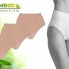 Bamboo Essentials - Naadloos Ondergoed Dames - Bamboe - 3 Stuks - High Waist Slips - Nude - M - Corrigerend Dames Ondergoed - Lingerie - Onderbroeken Dames - Dames Slips -Sloggi Ondergoed Dames