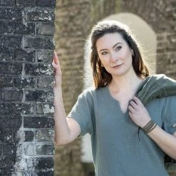 Knit Factory Indy Dames Jurk - Tuniek - Stone Green - L - 100% Biologisch Katoen -Badmode Winkel 550x366 23