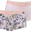 O'Neill Dames Shorty 2-pack Floral Pink - L -Badmode Winkel 550x370 3