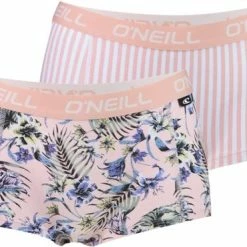 O'Neill Dames Shorty 2-pack Floral Pink - L