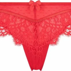 Hunkemöller Dames Lingerie Brazilian Marilee - Rood - Maat XS