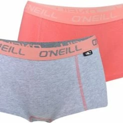 O'Neill Dames Shorty 2-pack Coral Grey - M