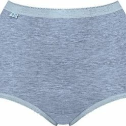 Sloggi Basic+ Dames Maxi Slip - 4-pack - Lichtgrijs - Maat 50 -Badmode Winkel 550x427
