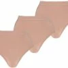 Apollo Dames Bamboe Boxer Hoge Taille Zonder Naden 3 Pack Beige