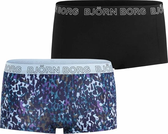 Björn Borg Bjorn Borg - Dames - 2-Pack Leopard Boxershort - Multicolor - S 3 Björn Borg Bjorn Borg - Dames - 2-Pack Leopard Boxershort - Multicolor - S