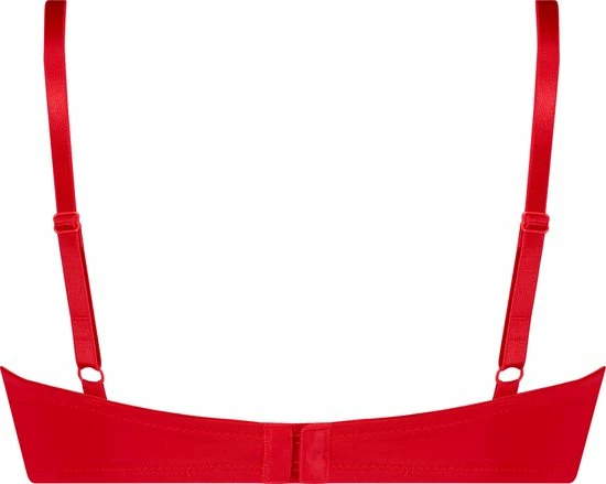 Hunkemöller Dames Lingerie Voorgevormde Beugel Bh Plunge - Rood - Maat E80 6 Hunkemöller Dames Lingerie Voorgevormde Beugel Bh Plunge - Rood - Maat E80 - Afbeelding 4