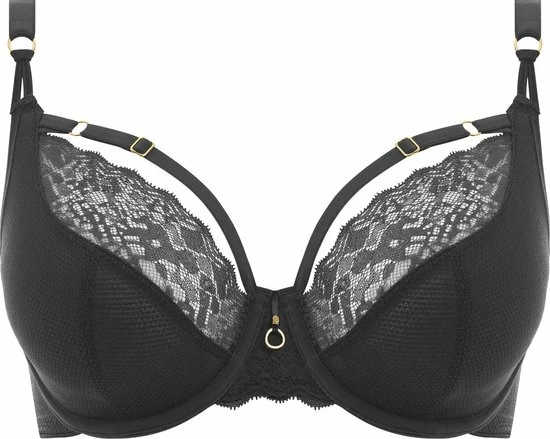 Freya TEMPTRESS UW Plunge Bra Vrouwen Beha - BLACK - Maat 75F 3 Freya TEMPTRESS UW Plunge Bra Vrouwen Beha - BLACK - Maat 75F