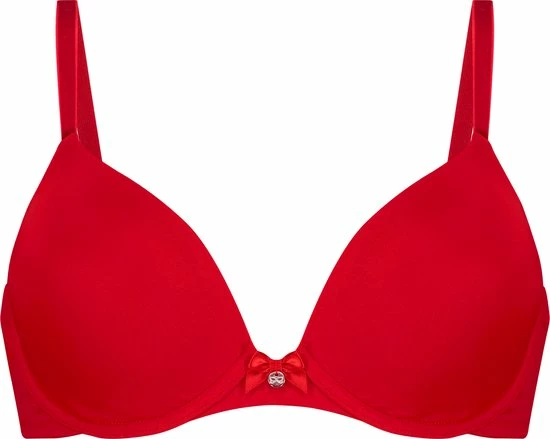 Hunkemöller Dames Lingerie Voorgevormde Beugel Bh Plunge - Rood - Maat E80 3 Hunkemöller Dames Lingerie Voorgevormde Beugel Bh Plunge - Rood - Maat E80