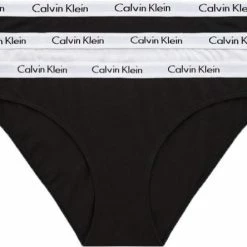 Calvin Klein Dames Slips (3-pack) - Zwart, Wit - Maat L -Badmode Winkel 550x444 2