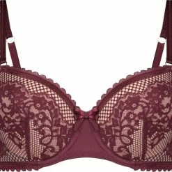 Hunkemöller Dames Lingerie Voorgevormde Beugel Bh Malika - Rood - Maat C80 -Badmode Winkel 550x467 2