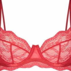 Hunkemöller Dames Lingerie Niet Voorgevormde Beugel Bh Isabelle - Rood - Maat D75 -Badmode Winkel 550x470 6