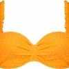 Beachlife Velvet Dot Multiway Bikinitop - Oranje - Gestipt -Badmode Winkel 550x476 4