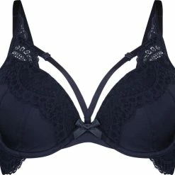 Hunkemöller Dames Lingerie Voorgevormde Beugel Bh Georgia - Blauw - Maat E75 11 Hunkemöller Dames Lingerie Voorgevormde Beugel Bh Georgia - Blauw - Maat E75 -Badmode Winkel 550x495 10