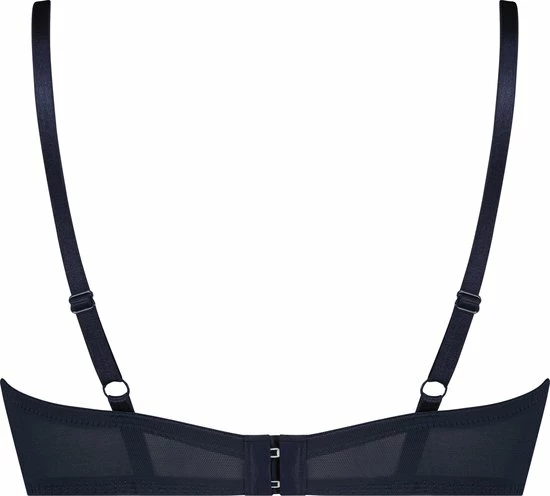 Hunkemöller Dames Lingerie Voorgevormde Beugel Bh Georgia - Blauw - Maat E75 7 Hunkemöller Dames Lingerie Voorgevormde Beugel Bh Georgia - Blauw - Maat E75 - Afbeelding 5