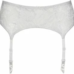 After Eden Basics Anna Wit - Jarretelle Maat: L