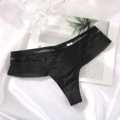 Merkloos Naadloze String Voor Dames - 2pcs - Zwart & Witte String - Sexy Lingerie - Fantasy Ondergoed - Maat XL -Badmode Winkel 550x545 5