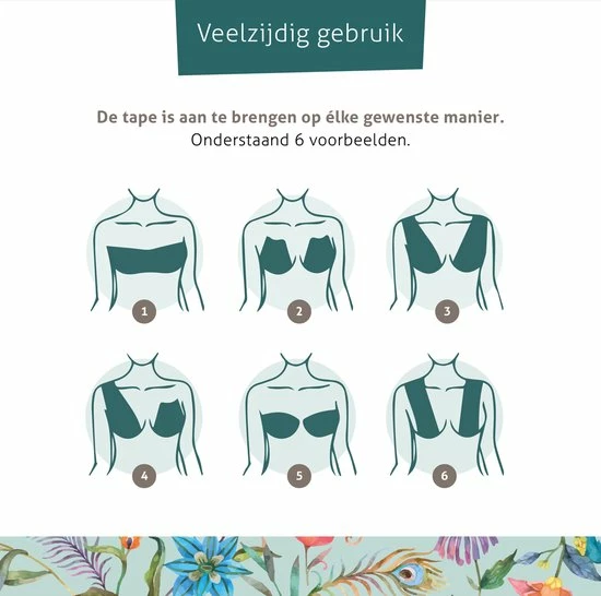 VitalJoy Boob Tape – Boobtape – BH Tape – Fashion Tape – 5 Meter – Zwart – 5 Cm Breed 7 VitalJoy Boob Tape – Boobtape – BH Tape – Fashion Tape – 5 Meter – Zwart – 5 Cm Breed - Afbeelding 5