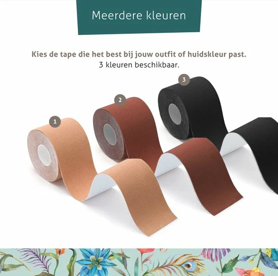 VitalJoy Boob Tape – Boobtape – BH Tape – Fashion Tape – 5 Meter – Zwart – 5 Cm Breed 10 VitalJoy Boob Tape – Boobtape – BH Tape – Fashion Tape – 5 Meter – Zwart – 5 Cm Breed - Afbeelding 8