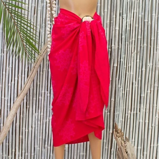 Merkloos Balyy Pareo Met Gesp Sun Kissed / PAREO - SARONG - OMSLAGDOEK - 115x175 Cm - RAYON 3 Merkloos Balyy Pareo Met Gesp Sun Kissed / PAREO - SARONG - OMSLAGDOEK - 115x175 Cm - RAYON