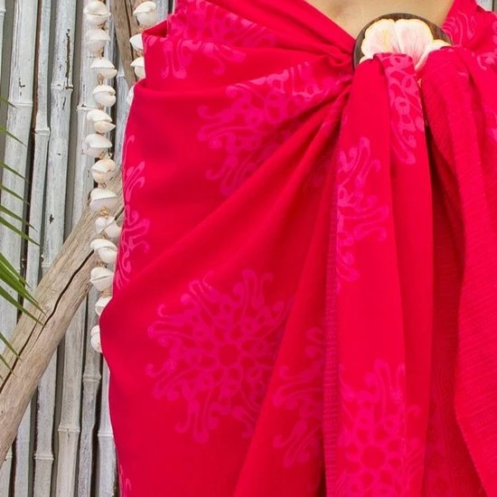 Merkloos Balyy Pareo Met Gesp Sun Kissed / PAREO - SARONG - OMSLAGDOEK - 115x175 Cm - RAYON 5 Merkloos Balyy Pareo Met Gesp Sun Kissed / PAREO - SARONG - OMSLAGDOEK - 115x175 Cm - RAYON - Afbeelding 3