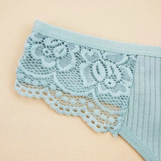 Merkloos Katoenen Dames String Met Sexy En Delicate Kant Op De Taille - Roze & Lichtgroen - Sexy Lingerie - Hoge Kwaliteit Katoenen Slip - Dames Ondergoed - Maat M 18 Merkloos Katoenen Dames String Met Sexy En Delicate Kant Op De Taille - Roze & Lichtgroen - Sexy Lingerie - Hoge Kwaliteit Katoenen Slip - Dames Ondergoed - Maat M - Afbeelding 16