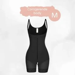 Corrigerende Body - Slim Body - Dress Shapewear - Figuur Corrigerend - Body Shaper - Corrigerende Body' - Corrigerend Ondergoed Dames - Maat M - Milaya Pantera®