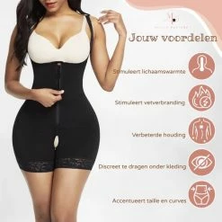 Corrigerende Body - Slim Body - Dress Shapewear - Figuur Corrigerend - Body Shaper - Corrigerende Body' - Corrigerend Ondergoed Dames - Maat M - Milaya Pantera® -Badmode Winkel 550x550 180