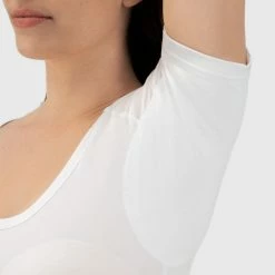 Anti Zweet Shirt - Fibershirts® - Ingenaaide Okselpads - Ondershirt - Wit - Ronde Hals - Dames - Maat S 12 Anti Zweet Shirt - Fibershirts® - Ingenaaide Okselpads - Ondershirt - Wit - Ronde Hals - Dames - Maat S -Badmode Winkel 550x550 254