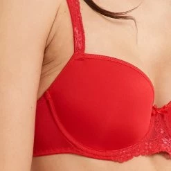 LingaDore 1400-2 DAILY Uni-fit Balconette BH Rood 75 E -Badmode Winkel 550x550 358