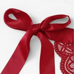 Go Go Gadget Sexy Kanten Lingerieset | Niet-voorgevormde Bh | Brazilian | Rood | Maat S -Badmode Winkel 550x550 405