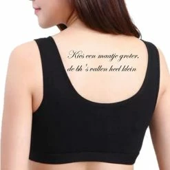 Bobbels & Putten - Comfort Magic Bra - XL - Zwart - Bh Met Vulling - Zonder Beugel En Sluiting -Badmode Winkel 550x550 442