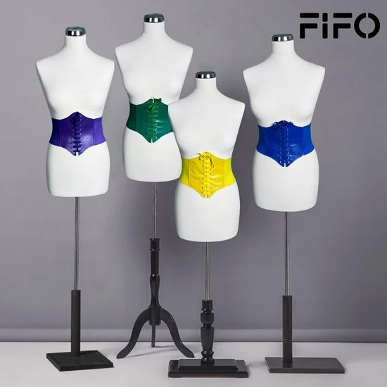 FIFO Effen Unisex Dames Korset, Elegante, Esthetisch, Paars 4 FIFO Effen Unisex Dames Korset, Elegante, Esthetisch, Paars - Afbeelding 2